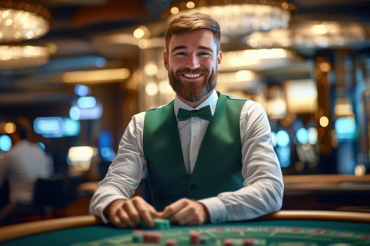 European Roulette wheel dengan 37 slot di studio live rusuntoto